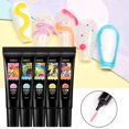 thumbnail image 4 of 10ml Nail Drawing Glue Safe Ingredients Bright Color Stunning Visual Effect High Saturation Semi-Permanent Fast Dry Paste Manicure Drawing Gel Nail Phototherapy Glue Nail Supplies, 4 of 8