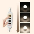 thumbnail image 4 of Juego de Luces de Tira de Espejo Regulable LED Colcomx para baño 10 bombillas, 4 of 8