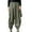 Army Green, variant on Viikei Cargo Pants for Men Mans Pants Men's Solid Color Cotton Large Harem Pants Wide Leg Pants