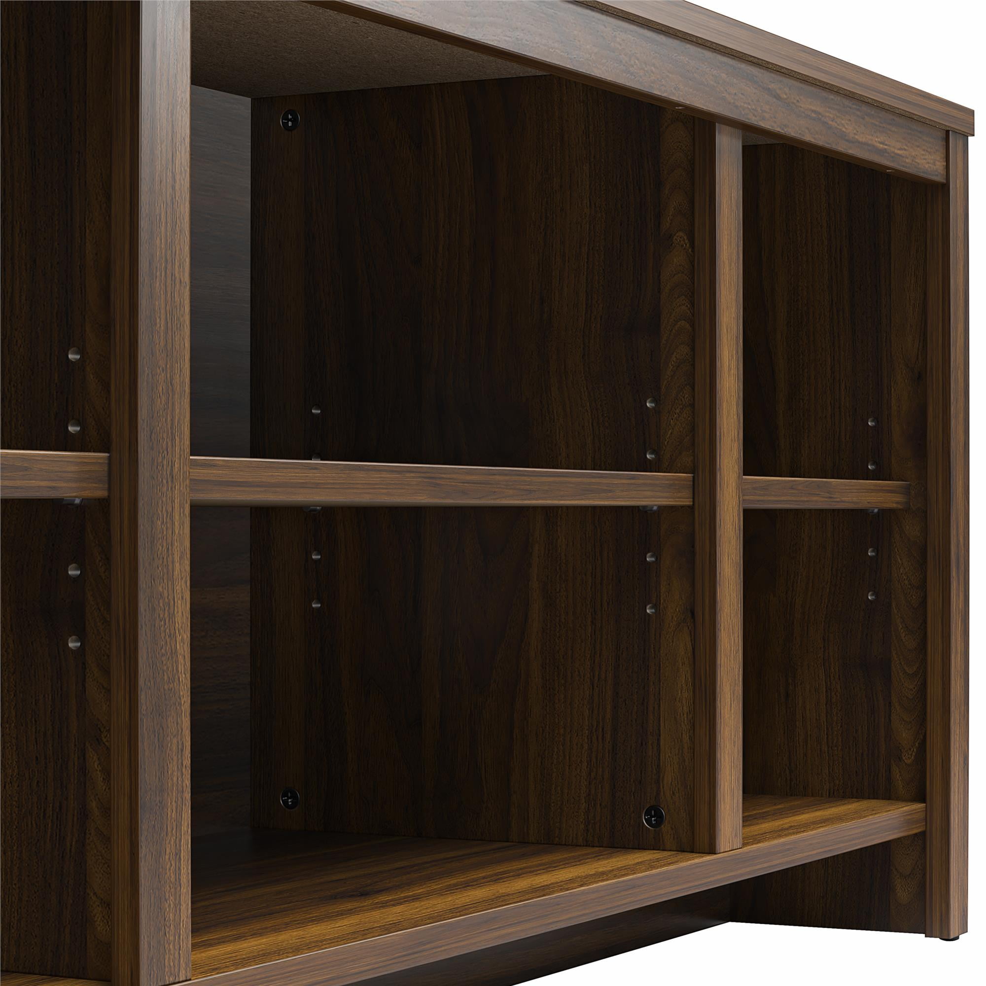 Mainstays Parsons TV Stand for TVs up to 50", Canyon Walnut