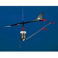 thumbnail image 2 of 17" Blue, Red, and Metallic Gray Marine Equipment Davis Windex AV Antenna Mount Wind Vane, 2 of 2