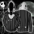 thumbnail image 4 of Sudadera con capucha con estampado 3D de pesadilla antes de Navidad para hombres y mujeres, sudaderas con capucha de Jack Skellington Sally, sudaderas con capucha de Cosplay de terror de Halloween, re, 4 of 5