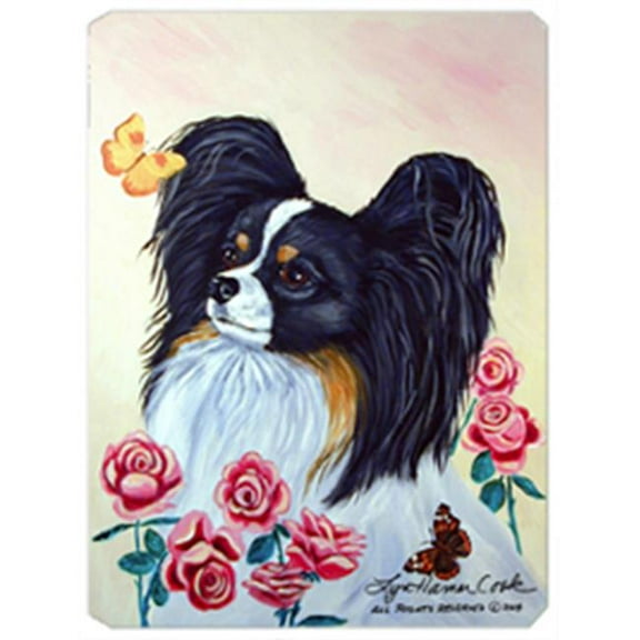 8 x 9.5 in. Papillon Mouse Pad, Hot Pad or Trivet