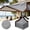 Grey1 - 3.3x3.3 ft, variant on Sun Shade Cloth for Outdoor Patio Pergola Shade Cover Privacy Screen Balcony Wind‑Proof Patio Shade Cover UV‑Block Sun Shelter for Garden Outdoor Pool Area 3.3x3.3 ft