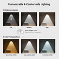 thumbnail image 4 of Infinity Wall Lamp Lights of Sweden – Rechargeable Wall Lamps with Remote, Peel and Stick LED Sconces, 360° Rotatable Magnetic Wall Light for Bedroom, Hallway, Nordic Lighting (Wooden*1), 4 of 10