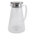 thumbnail image 1 of Water Pitcher,1500ml Acrylic Water Pitcher With Lid And Handle Clear Heat  Pitcher For Lemonade Ice Tea Cold Or Hot Beverages, 1 of 8