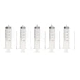 thumbnail image 1 of 5pcs ink filling syringe 50ml injector drawing tool with scale for printer cartridge, 1 of 5