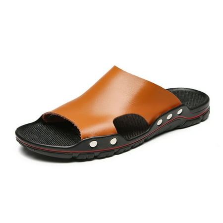 

Sandals men s summer flip-flop beach shoes
