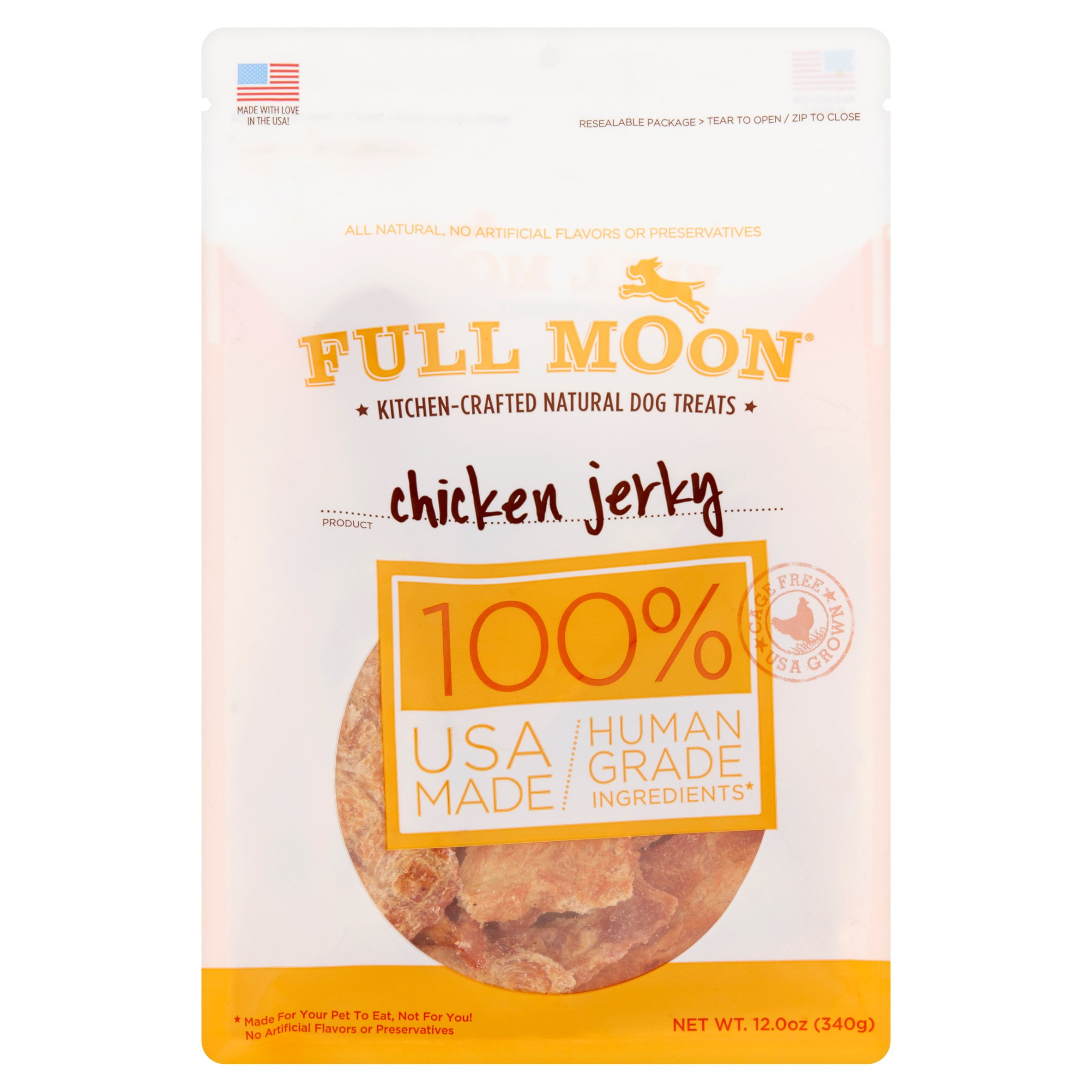 Full Moon Chicken Jerky, 12 oz by Arthur Pet Products