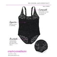 thumbnail image 3 of Curvy Couture Women's Plus Size No Show Lace Bodysuit, 3 of 6