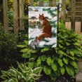 thumbnail image 2 of Carolines Treasures ASA2014GF Écureuil Roux et Drapeau de Chalet Taille de Jardin, 2 of 3