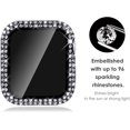thumbnail image 2 of Compatible for Bling Apple Watch Protective Case with Built-in Screen Protector for Apple Watch 44mm iWatch Series SE SE2022 6 5 4 (44mm, Black), 2 of 5