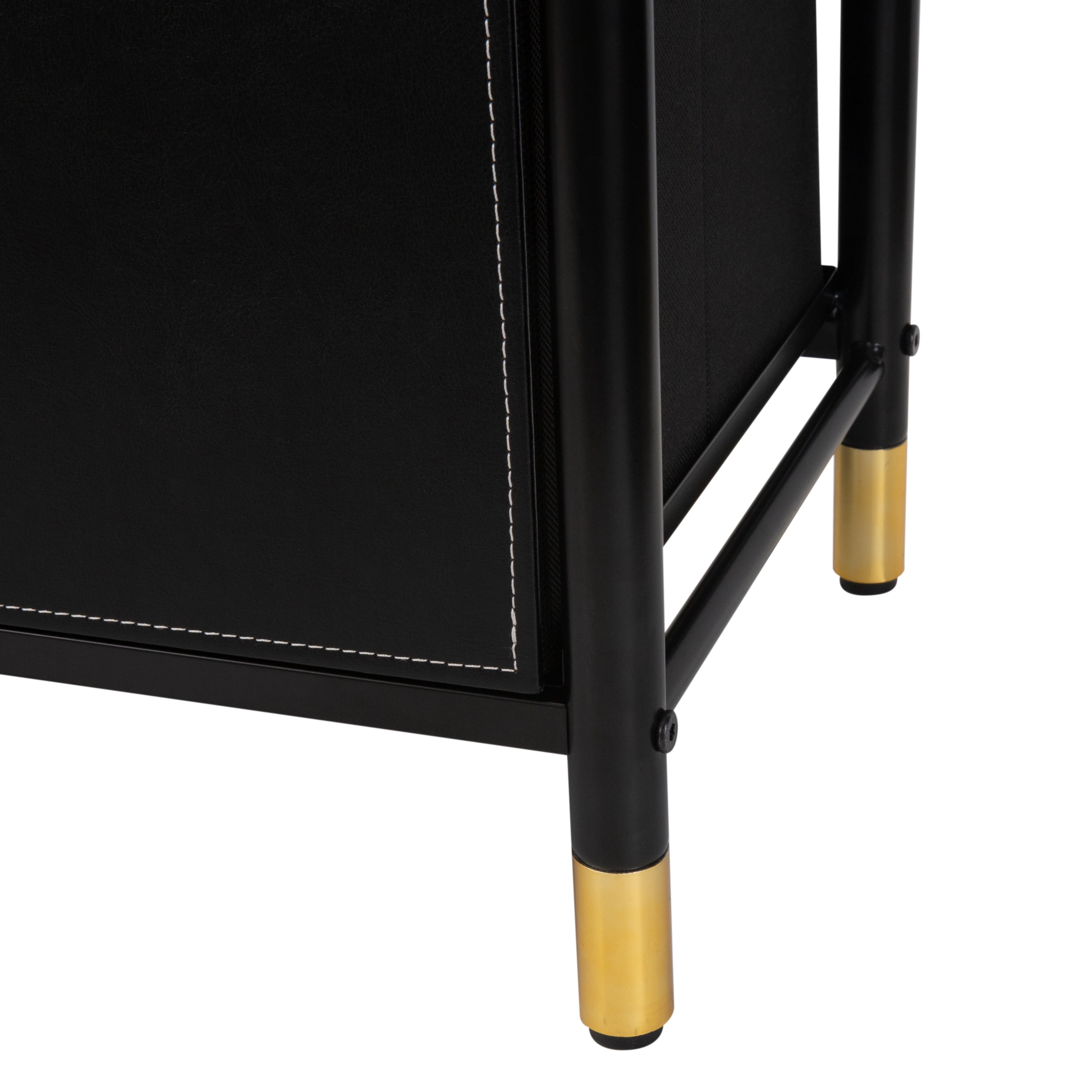 Simplify Adult 5 Drawer Luxury Dresser in Black