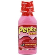 Pepto-bismol Cherry Liquid Upset Stomach Reliever/Anti-Diarrhea, 8 FL OZ (Pack of 6)
