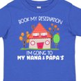 thumbnail image 4 of Inktastic Book My Reservation I'm Going to My Nana and Papa's House Boys or Girls Toddler T-Shirt, 4 of 5
