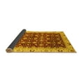 thumbnail image 2 of Ahgly Company Indoor Rectangle Abstract Yellow Modern Area Rugs, 3' x 5', 2 of 4