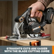 Worx 20V MAX 6-1/2 in. Cordless Brushless Circular Saw Kit (Battery & Charger)