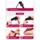 thumbnail image 4 of 18pcs Pedicure Manicure Tool Kit with Foldable Storage Bag Nail Clippers Set for Nail Foot Face Care, 4 of 4