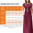 thumbnail image 4 of TEMOFON Womens T Shirt Dresses Summer Short Sleeve Loose Tunic with Pocket Casual Swing Dress Fashion Sundress Solid color Black Size S, 4 of 4