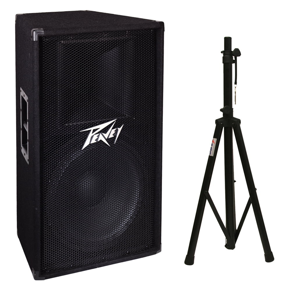 Peavey PV 115 Pro Audio DJ 2-Way Passive 800 Watt Carpeted 15 PA Speaker & Stand - Walmart.com