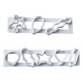 thumbnail image 1 of Fondant Cake Mould,2pcs/ Set Food Grade Dessert Mould Kitchen Tool Smooth Operation, 1 of 1