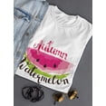 thumbnail image 3 of Autumn Watermelon Brush Art T-Shirt Women -Image by Shutterstock, Female Large, 3 of 4