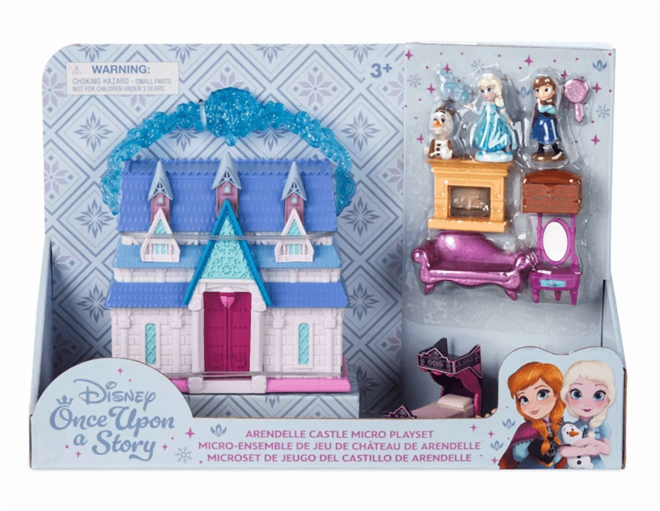 Disney Parks Anna Elsa Arendelle Castle Micro Play Set Frozen Once 