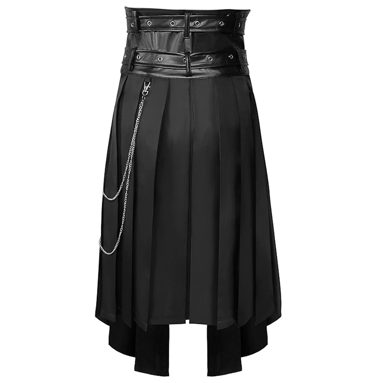 Black skirt outfit mens hot sale
