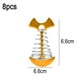 thumbnail image 2 of Estacas para tienda de campaña de espina de pescado con gancho de cuerda de resorte, Kit tensor ajustador para acampar en plataforma de madera, 2 of 5