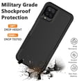 thumbnail image 6 of For Samsung Galaxy A03S A13 A14 A23 A32 A34 A53 A54 5G Case,Njjex 2 in 1 PC Phone Case with Screen Protector,Rubber & Rugged Shockproof 360 Full Body Protection Case Cover-Black, 6 of 6