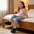 thumbnail image 5 of TKKCS Boys Girls Claw Plush Slippers Non‑Slip Winter Indoor Monster Paw Soft Warm House Slippers Green 7-12 Years, 5 of 7