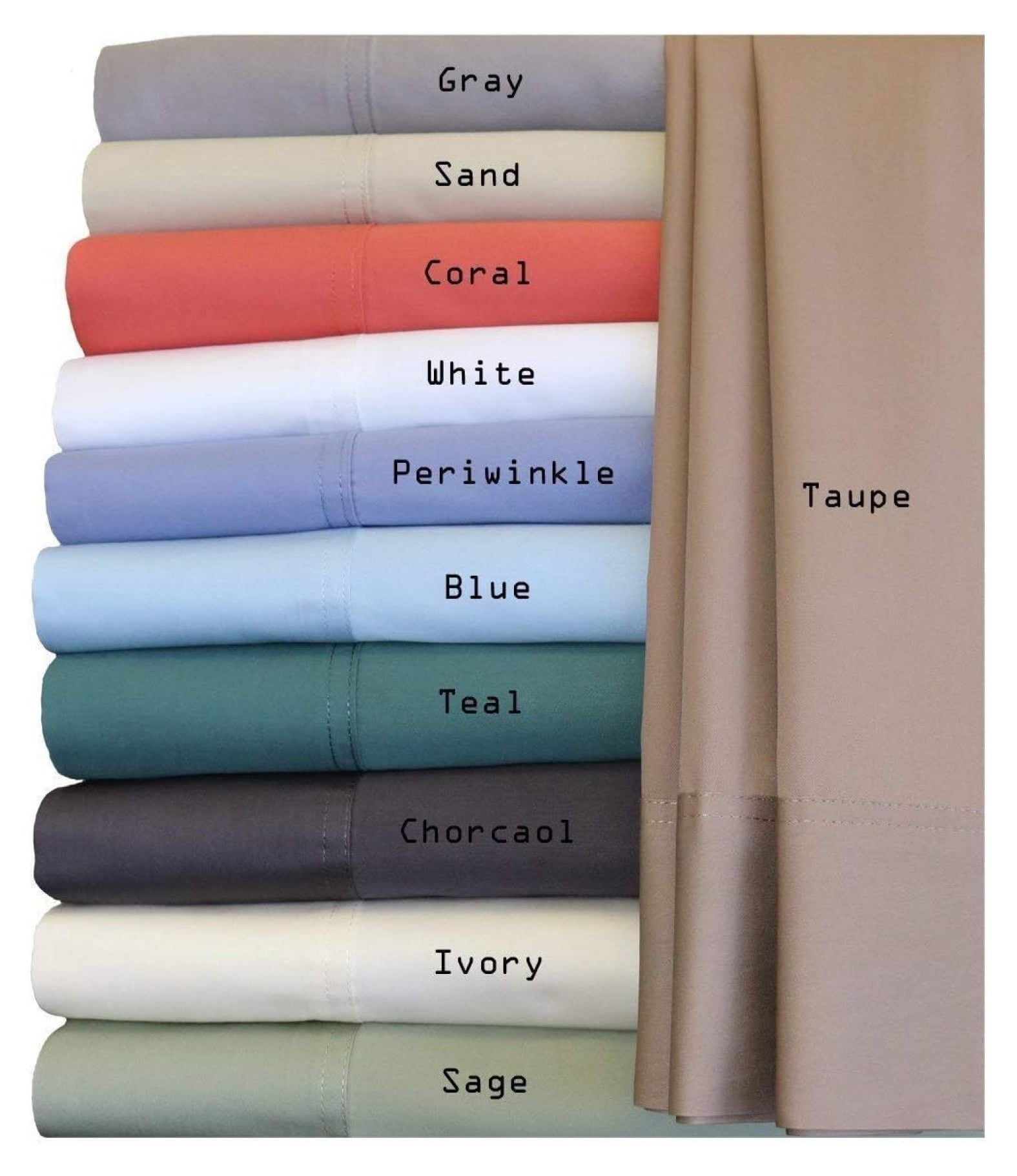 Solid Viscose from Bamboo-Cotton , , 4PC Top-Split-King Sheets Set for Adjustable Beds,