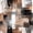 Brown 10, variant on Homewish Retro Abstract Block Twin Quilt Set,Aesthetic Artwork Twin Coverlet Set,Brown,2-Piece