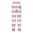 thumbnail image 7 of Admvng Sweatpants for Girls Children Sports Pants Sweatpants Casual Solid Striped Joggers with Pockets Outside, Size 110-160, 7 of 7