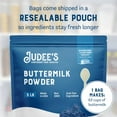 thumbnail image 5 of Judee's Gluten Free Buttermilk Powder - Shelf-Stable Bulk Powdered Buttermilk - Gluten Free Pancake & Cornbread Baking - Versatile Blend for Baking & Cooking - 5 lb Pouch, 5 of 6