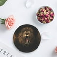 thumbnail image 4 of FMSHPON Lion Set of 8 Round Coaster for Drinks, Absorbent Ceramic Stone Coasters Cup Mat with Cork Base for Home Kitchen Room Coffee Table Bar Decor, 4 of 6