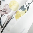 thumbnail image 4 of Floral Printed Valance Curtains, 52 x 18 Inches Light Filtering Decorative Drapery Rod Pocket Solid Treatment for Bedroom, Living Room, 1 Piece, 4 of 6