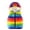 Multicolor, variant on HBYJLZYG Hoodies Down Vest Sleeveless Puffer Jacket, Toddler Kids Baby Grils Boys Rainbow Strip Hooded Warm Waistcoat Tops