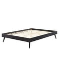 thumbnail image 2 of Platform Bed Frame, King Size, Wood, Black, Modern Contemporary Urban Design, Bedroom Master Guest Suite, 2 of 7
