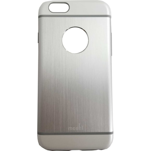 Moshi iGlaze Armour Premium Aluminum Case for iPhone 6/6s (Jet Silver)