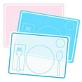 thumbnail image 1 of Kindergarten Teaching Placemats Early Education Institutions Students Children Silicone Tableware Placement Mats white, 1 of 7