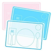 Kindergarten Teaching Placemats Early Education Institutions Students Children Silicone Tableware Placement Mats white