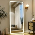 thumbnail image 2 of Lumora 21"x64" LED Full Length Mirror Rounded Corner Floor Mirror with Dimming & 3 Color Lighting, 2 of 6