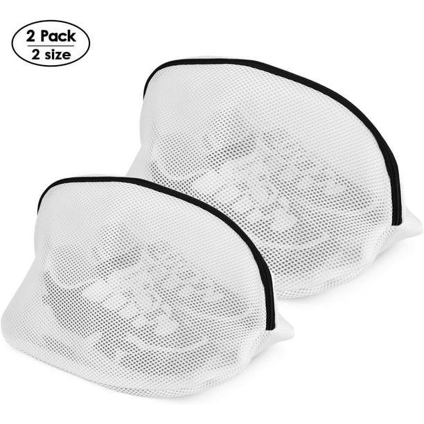 2 Laundry Bags For Shoes / Sneakers Washing Machine With Zipper