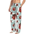 thumbnail image 2 of Balery Insects print Men's Pajama Pants,Ultra Lightweight Pjs,Lounge Pant-Small, 2 of 9