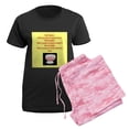 thumbnail image 5 of CafePress - Engineer Gifts T Shirts Women's Dark Pajamas - Women's Short Sleeve Print T-Shirt and Pants Dark Cotton Pajama Set, 5 of 7