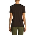 thumbnail image 2 of Lands' End Women's Relaxed Supima Cotton T-Shirt, 2 of 3