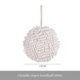 thumbnail image 2 of HLONK Soft Chenille Hanging Hand Towels  Quick Dry Hand Bath Towels  2 Pack  White& Gray, 2 of 20