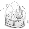 thumbnail image 2 of Transparent acrylic storage box Love lipstick eyebrow brush, 2 of 4