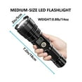 thumbnail image 6 of Flashlights High Lumens Rechargeable, 1000000LM LED Super Bright Flash Light, Zoomable Linternas with LCD Digital Display, 5 Mode, Waterproof, Powerful Tactical Flashlight for Emergencies Camping Gift, 6 of 8